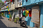 Gondolayu Lor Street in Jetis district, Yogyakarta, Java island, Indonesia, Southeast Asia, Asia