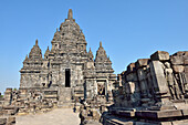 Sewu-Tempelanlage,buddhistischer Tempel aus dem 8. Jahrhundert nördlich der Prambanan-Tempelanlagen,UNESCO-Welterbe,Region Yogyakarta,Insel Java,Indonesien,Südostasien,Asien