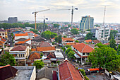 Overview of Semarang from the Hotel Santika Premiere, Semarang, Java island, Indonesia, Southeast Asia, Asia