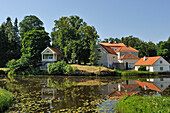 Teich des Vihula Manor Country Club,Lahemaa-Nationalpark,Estland,Europa