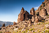 Felsformationen in der Guejar Sierra,Sierra Nevada,Granada,Andalusien,Spanien,Europa