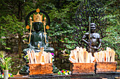 Statues in Koya-san near Osaka, Wakayama Prefecture, Honshu, Japan, Asia