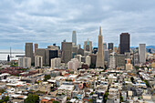 Transamerica Pyramid und Stadt,San Francisco,Kalifornien,Vereinigte Staaten von Amerika,Nordamerika