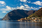 Peschiera Maraglio,Monteisola,Insel in der Mitte des Iseo-Sees,Provinz Brescia,Region Lombardei,Italien,Europa