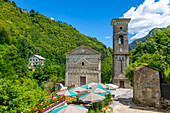 Isola Santa,Kirche San Jacapo,Apuanische Alpen,Garfagnana,Toskana,Italien,Europa