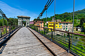 Kettenbrücke,Ponte delle Catene,Fornoli,Toskana,Italien,Europa