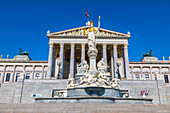 Pallas-Athene-Statue,Österreichisches Parlament,UNESCO-Welterbe,Wien,Österreich,Europa