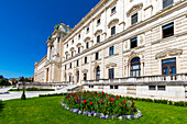 Hintereingang der Hofburg,UNESCO-Welterbe,und Museum Neue Burg,Wien,Österreich,Europa