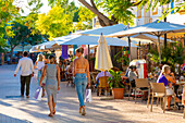 Restaurants in Santa Gertrudis de Fruitera, Ibiza, Balearic Islands, Spain, Mediterranean, Europe