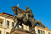 Monument to Victor Emmanuel II, on the Riva degli Schiavoni in Castello, Venice, Italy.