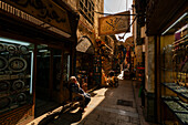 Khan Al-Khalili market, Cairo, Egypt.