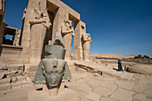 Der Tempel von Ramses II (Ramesseum),Luxor,Ägypten.