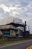 Smoke coming out of a factory chimney, Costa Rica