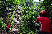 Canyoning und Abseilen am Wasserfall mit Pure Trek in La Fortuna,Costa Rica