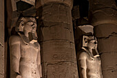 Luxor-Tempel bei Nacht,Luxor,Ägypten.