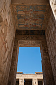 Habu-Tempel,Tempel von Ramses III,Luxor,Ägypten.