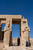 Der Tempel von Ramses II (Ramesseum),Luxor,Ägypten.