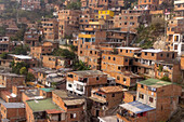 Stadtbild in den Slums von Medellin,Kolumbien