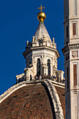 Detail of the dome of the Duomo in Florence, Italy.