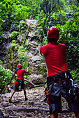 Canyoning and waterfall rappelling experience with Pure Trek in La Fortuna, Costa Rica