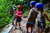 Canyoning and waterfall rappelling experience with Pure Trek in La Fortuna, Costa Rica