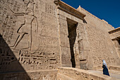 Habu Temple, Temple of Ramesses III, Luxor, Egypt.