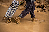 Effects of the DANA floods of October 29, 2024, Convent street, Paiporta, Comunidad de Valencia, Spain