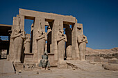 Der Tempel von Ramses II (Ramesseum),Luxor,Ägypten.