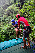 Canyoning and waterfall rappelling experience with Pure Trek in La Fortuna, Costa Rica