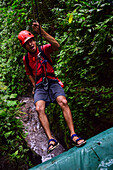 Canyoning and waterfall rappelling experience with Pure Trek in La Fortuna, Costa Rica