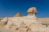 The Great Sphinx at the Great Pyramid complex, Giza, Egypt.