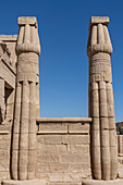 Habu-Tempel,Tempel von Ramses III.,Luxor,Ägypten.