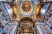 Rom,Italien,22. Juli 2017,Die kunstvoll verzierte Borghese-Kapelle zeigt beeindruckende Kunstwerke und architektonische Details in der Basilika Santa Maria Maggiore in Rom.