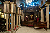 Saint Virgin Mary's Coptic Orthodox Church also known as the Hanging Church, Cairo, Egypt.