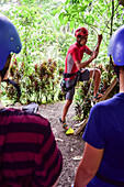 Canyoning and waterfall rappelling experience with Pure Trek in La Fortuna, Costa Rica