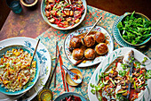 Chinese buffet for Lunar New Year