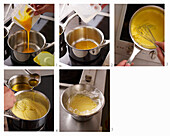 Step-by-step instructions for preparing hollandaise sauce