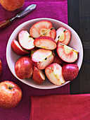 Apple variety 'Lucy red'
