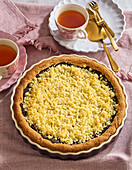 Poppy seed crumble cake with a hint of cinnamon