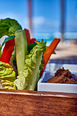 Crudit�s with ancho�ade dip