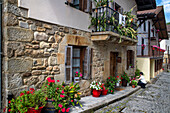 Picturesque village of Ziortza Bolivar (Bolibar) or Puebla de Bolivar (Puebla de Bolibar), Simon Bolivar birthplace in province of Vizcaya (Bizkaia), Basque Country, Euskadi, Spain.