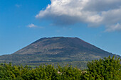 Mount Vesuvius as seen from Torre el Greco in the Naples Metropolitan area, Italy.