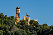 The Church of San Pancrazio Martire in Conca dei Marini on the Amalfi Coast of Italy.