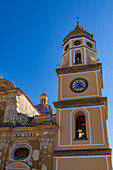 The Church of San Gennaro on the Amalfi Coast in Vettica Maggiore, Praiano, Italy.