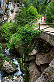 Desfiladero del rio Purón, Puron River Canyon in the Valderejo Natural Park. Alava. Basque Country. Spain