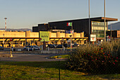 The terminal of the Amerigo Vespucci Airport, the international airport in Florence, Italy.