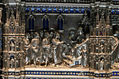 Detail of the Silver Altar in the Treasury Room in the Duomo Museum in Florence, Italy. Circa 1367-1483 A.D.