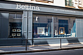 Galerie Bettina art contemporain on Rue Bonaparte in the 6th arrondissement district of Paris, France