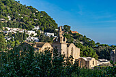 Die Certosa di San Giacomo, ein ehemaliges Kartäuserkloster, heute ein Museum auf der Insel Capri, Italien.