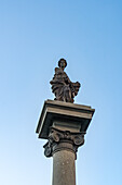 The Column of Abundance in the Piazza della Repubblica or Republic Square in Florence, Italy